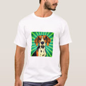 ビーグル犬 Tシャツ (正面)