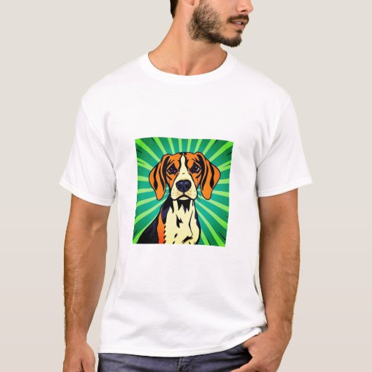 ビーグル犬 Tシャツ (正面)