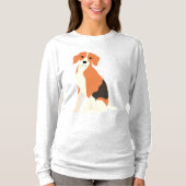 ビーグル犬 Tシャツ (正面)