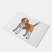 ビーグル犬Tシャツ ドアマット (アングル)
