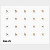 ビーグル犬Tシャツ ハートシール (シート)