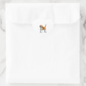 ビーグル犬Tシャツ ハートシール (バッグ)