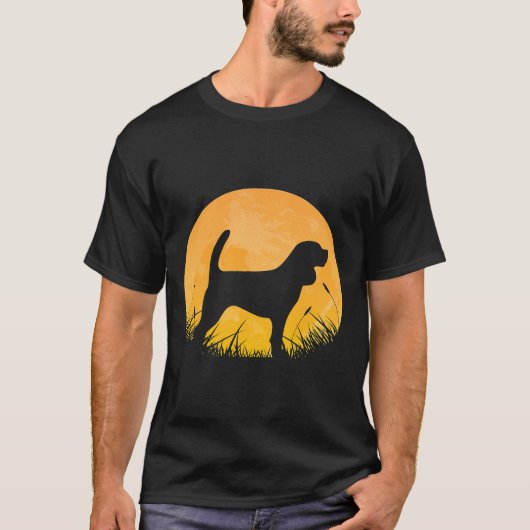 ビーグル簡単ハロウィーンパピードッグペット Tシャツ (正面)