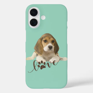 ビーグル紙プレート iPhone 16ケース