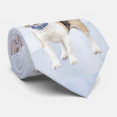 ビーグル絵画ーズ – かわいいオリジナルドッグアート ネクタイ (ロール)
