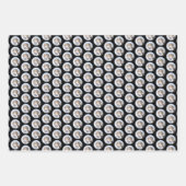 ビーグル絵画ーズ – かわいいオリジナルドッグアート ラッピングペーパーシート (正面3)