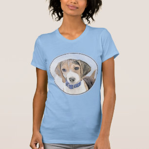 ビーグル絵画ーズ – かわいいオリジナルドッグアート Tシャツ