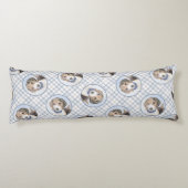 ビーグル英絵を描語のトリトリコラーかわいいドッグアート ボディピロー (裏面)