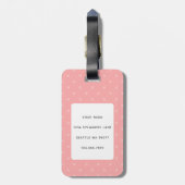 ビーグル荷物タグ ラゲッジタグ (裏面縦)