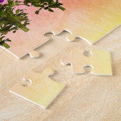 ビーグル蝶フラワーアジ感動的ュージ引用文 ジグソーパズル (側面)