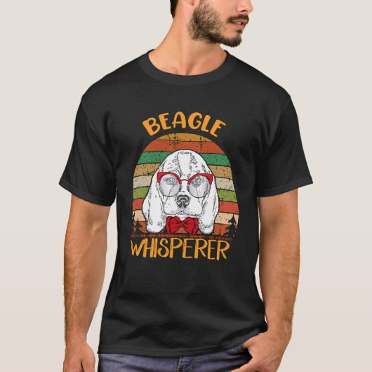 ビーグル語の通訳者 Tシャツ (正面)
