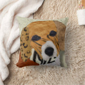 ビーグル象眼枕 クッション (ブランケット)