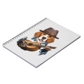 ビーグル遊ードッグのギタおもしろいー ノートブック (左側)