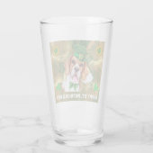 ビーグル金ゴールドハッピーセントパトリックスダ タンブラーグラス (裏面)