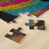 ビーグル鮮やかペット ジグソーパズル (側面)