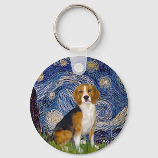 ビーグル7 – スターリーナイト キーホルダー (正面)