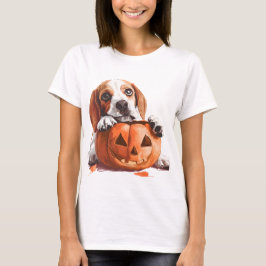 ビーグル かぼちゃ ハロウィン Tシャツ