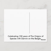 『ビーグル』のカウボーイ・ダーウィン ポストカード (裏面)