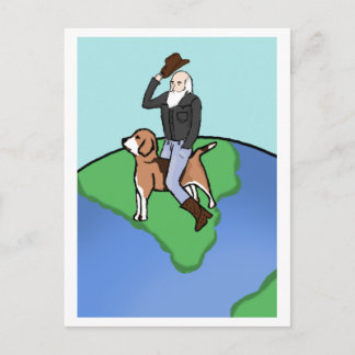 『ビーグル』のカウボーイ・ダーウィン ポストカード