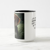 ビーグル（ばちゃばちゃ）跳ねるコーヒーマグカップ マグカップ (中央)