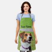 ビーグル エプロン (着用した状態)