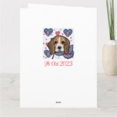 ビーグル カード (裏面)