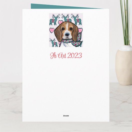 ビーグル カード (裏面)