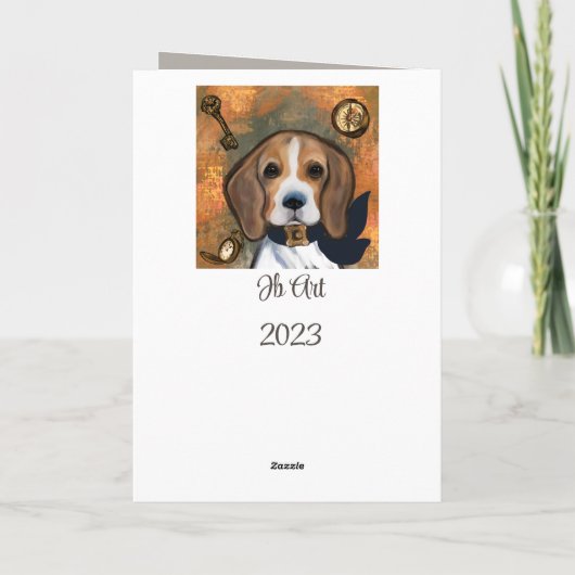 ビーグル カード (裏面)