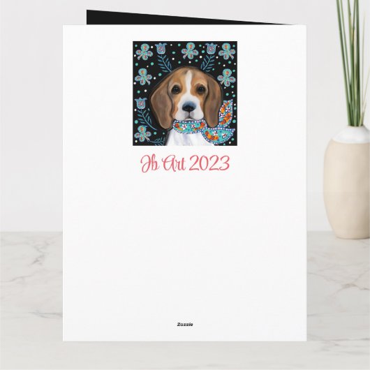 ビーグル カード (裏面)