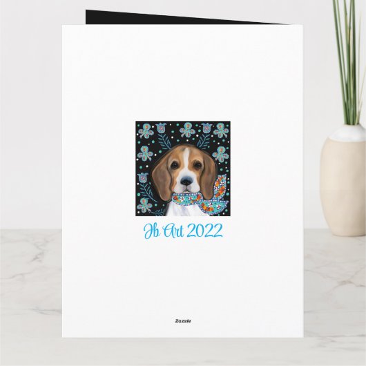 ビーグル カード (裏面)