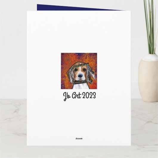 ビーグル カード (裏面)