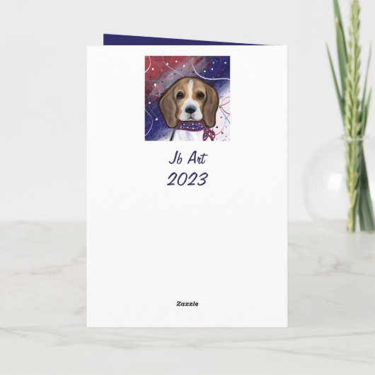 ビーグル カード (裏面)