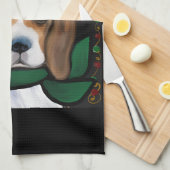 ビーグル キッチンタオル (四つ折り)