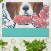 ビーグル キッチンタオル (折り畳み)