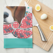 ビーグル キッチンタオル (四つ折り)