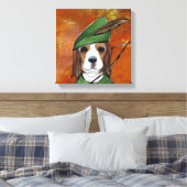ビーグル キャンバスプリント (インサイチュ (寝室))