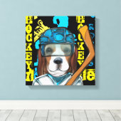 ビーグル キャンバスプリント (インサイチュ (ウッドフロア))