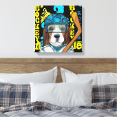 ビーグル キャンバスプリント (インサイチュ (寝室))