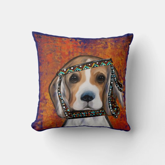 ビーグル クッション (正面)