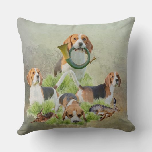 ビーグル クッション (裏面)