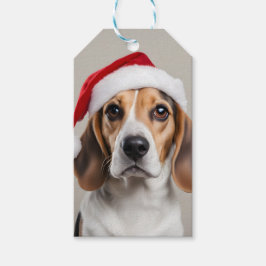 ビーグル クリスマス ギフトタグ