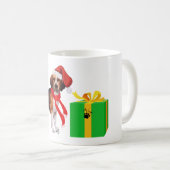 ビーグル・クリスマス コーヒーマグカップ (正面右)