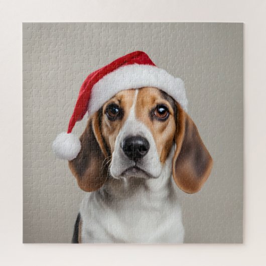 ビーグル クリスマス ジグソーパズル (縦)