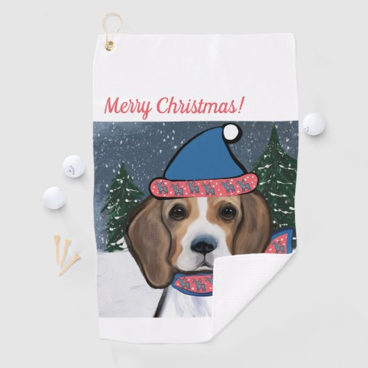 ビーグル ゴルフタオル (インサイチュ)