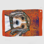 ビーグル ゴルフタオル (横)