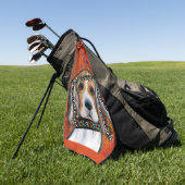 ビーグル ゴルフタオル (グリーン)