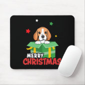 ビーグル サンタ 犬好き メリークリスマス クリスマス マウスパッド (マウス)