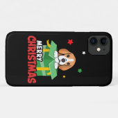 ビーグル サンタ 犬好き メリークリスマス クリスマス Case-Mate iPhoneケース (裏面(横))