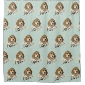 ビーグル シャワーカーテン (正面)