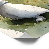 ビーグル – ドッグアートプリント ポスター (角)